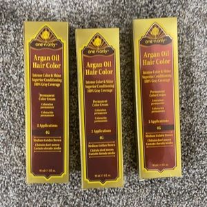 4G medium golden brown permanent color cream